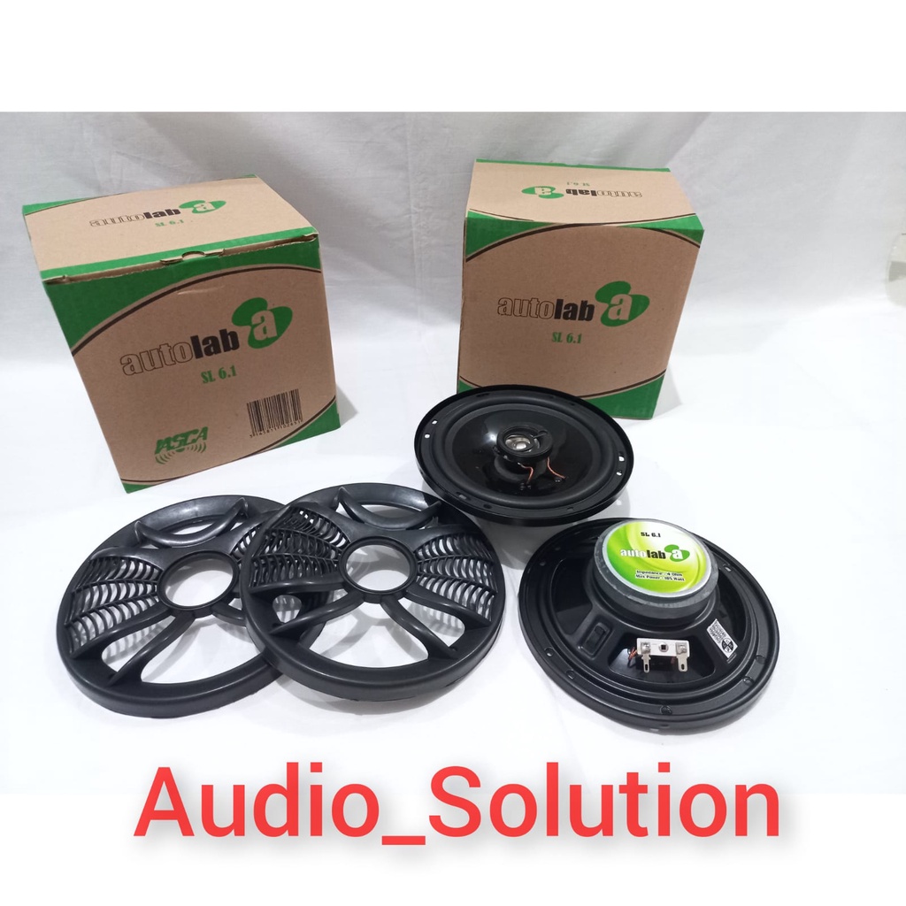 Jual Speaker Pintu Mobil Coaxial 6 Inch Autolab SL 6.1 Speaker Coaxial
