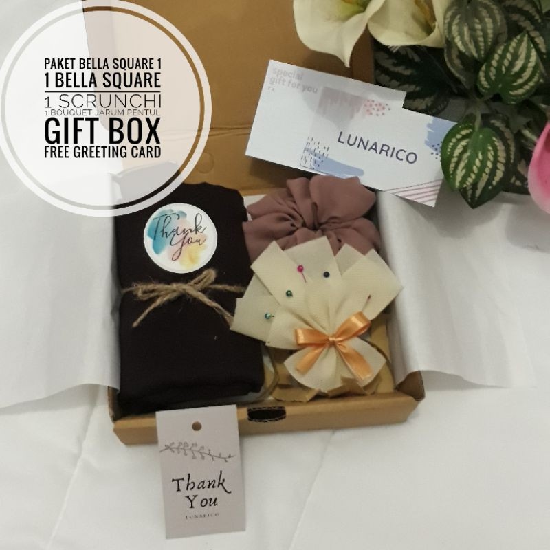 

Hampers / kado ulang tahun / kado wisuda / kado anniversary paket bella square 1 dan 2