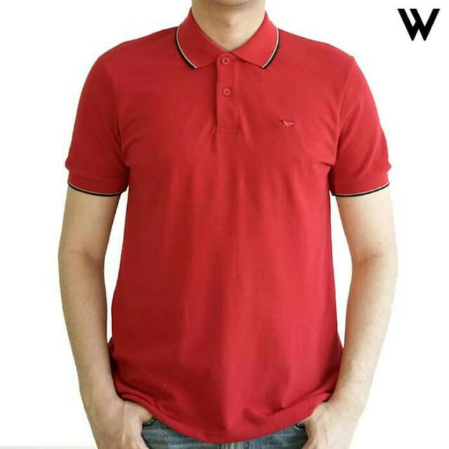 Kaos Polo WALRUS Original Polos Merah