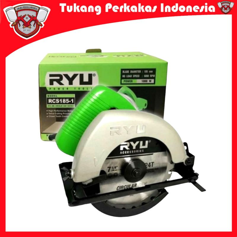 RYU MESIN POTONG KAYU RCS 185-1 MESIN GERGAJI KAYU CIRCULAW SAW RCS 185