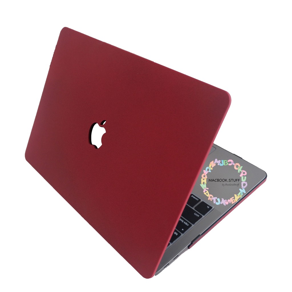 MACBOOK Case SAND REDWINE NEW AIR PRO RETINA 11 12 13 14 15 16 INCH NON /  WITH CD ROOM / TOUCHBAR / TOUCH ID / M1 2020 2021 2022