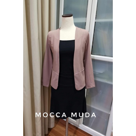 Maobli 856 COCOo Blazer Putih &amp; warna