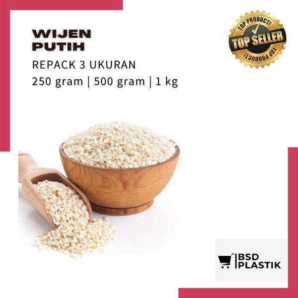 

Wijen Biji Wijen Putih White Sesame Seeds Repack