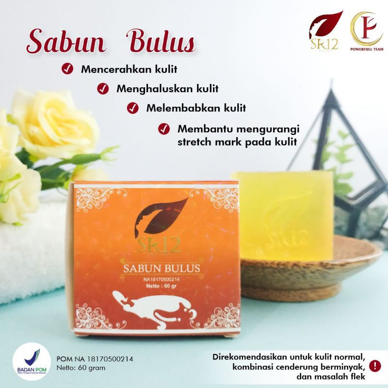 Sabun Bulus ori SR12/Sabun Bulus Herbal/Sabun Bulus Batang/Sabun Bulus Ber BPOM/