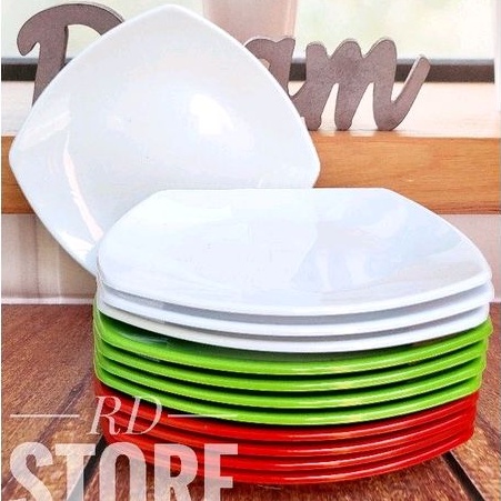 PROMO 6.PCS PIRING KOTAK SAJI 15.CM MELAMINE WARE