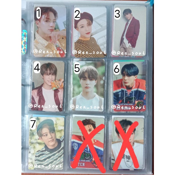 Pc Jeno Departure, WGU, B2SK 2019, Sumvac, DAD V1, trading card 90s love, sg2017
