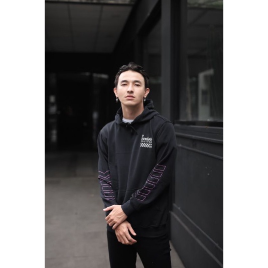 Hoodie cotton SUNMORI motif NAGA 3D print