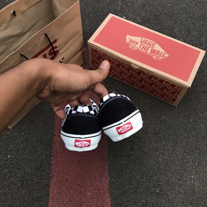 [BISA COD] Vans Slipon Checkerboard