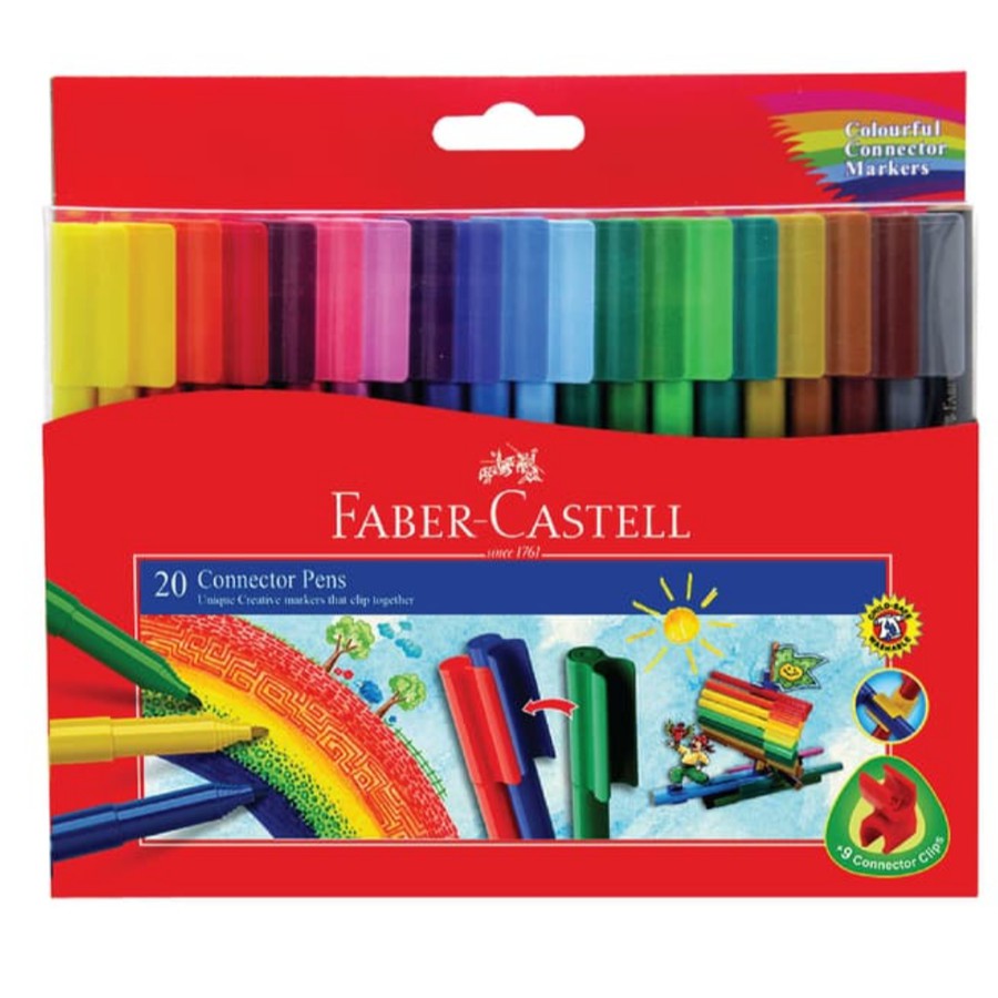 

Spidol / Connector Pen Faber Castell 20 Warna