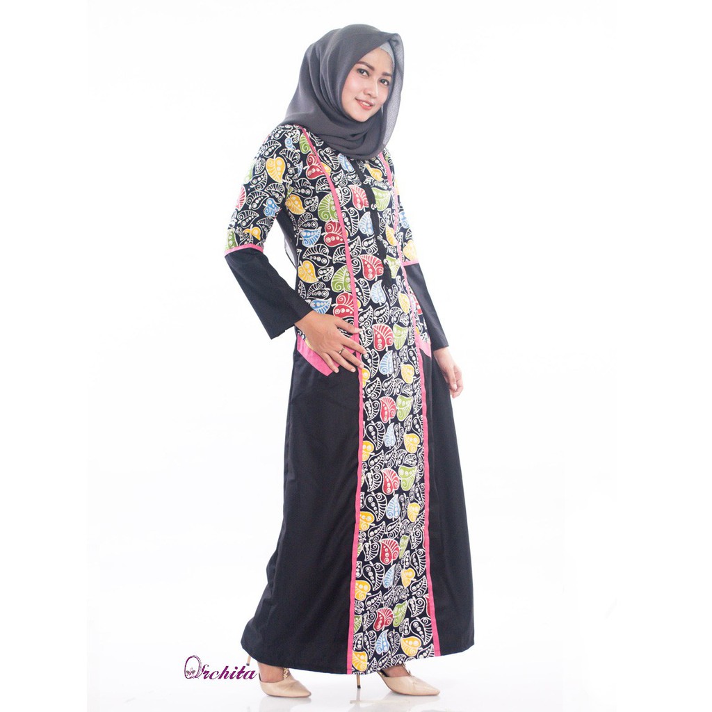 Gamis Batik Cap Soffah / Gamis Syari /Gamis Batik Modern