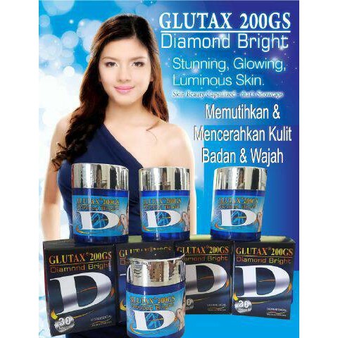 Glutax 200GS Diamond Bright Capsule / Kapsul Pemutih Glutax 200GS