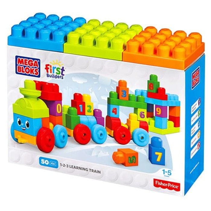 fisher price train with blocks