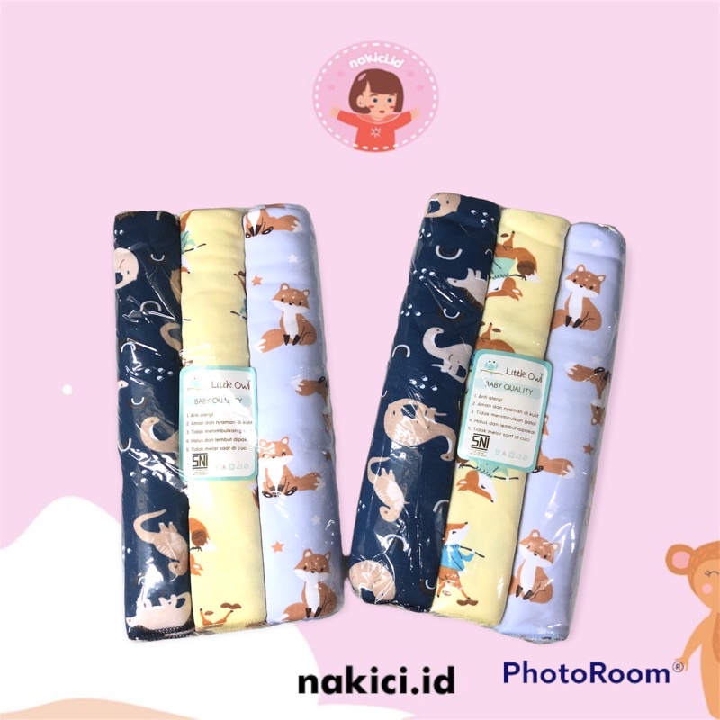 bedong bayi little owl SNI little owi