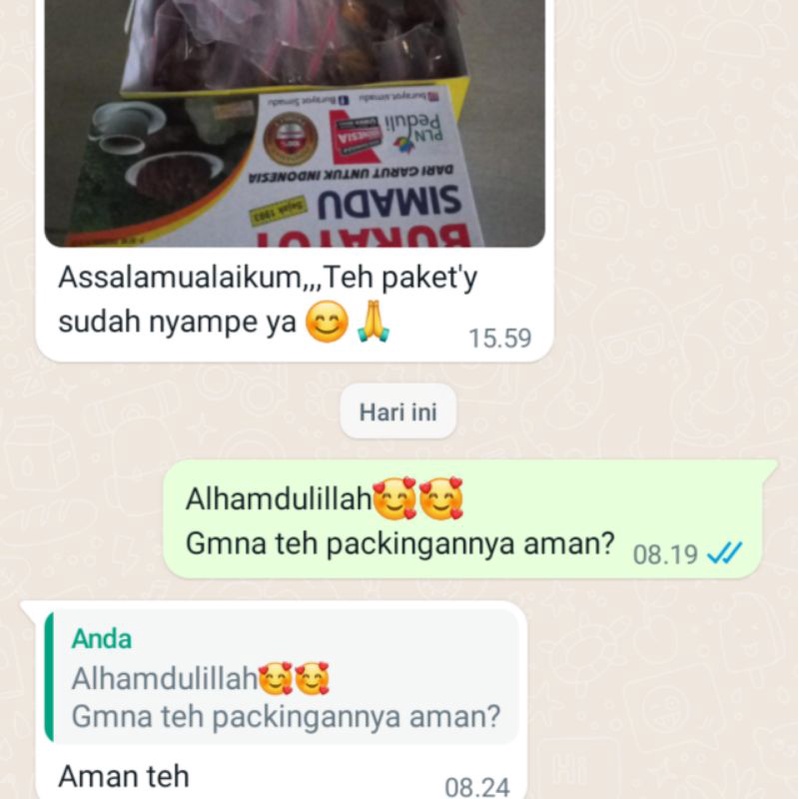 

Kemasan premium isi 20pcs//Burayot Simadu//Burayot Garut//Burayot hanet