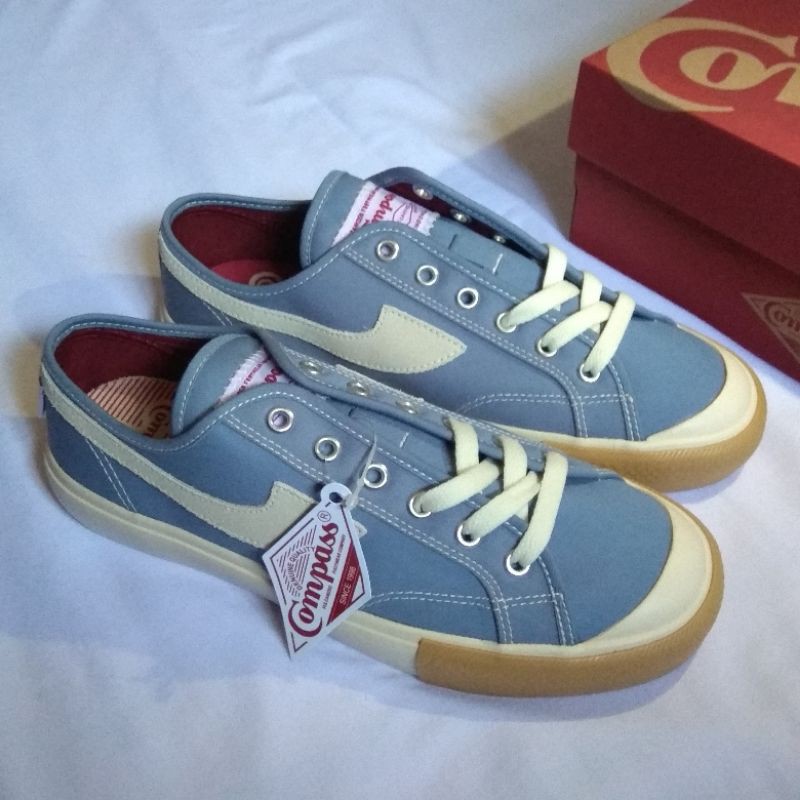 Sepatu Compass Gazelle Low Blue Sky
