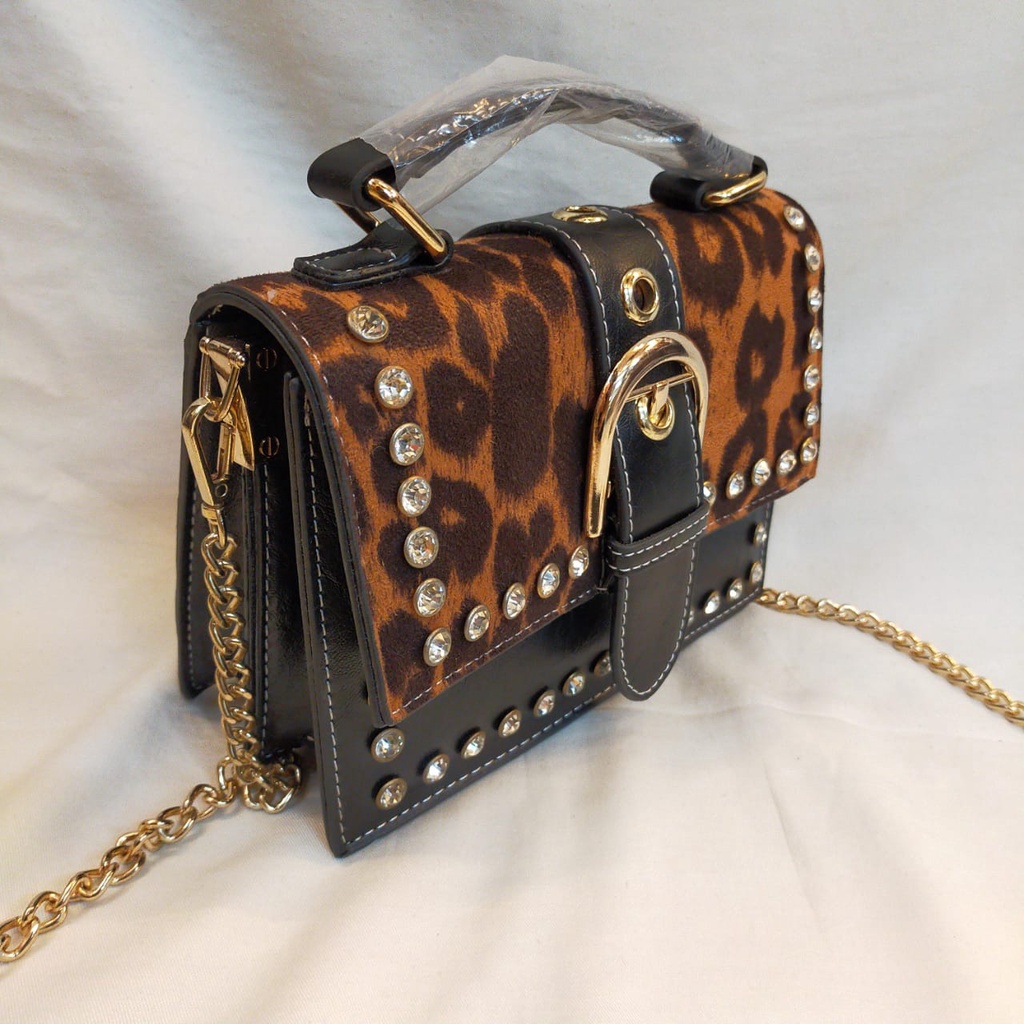 TAS SELEMPANG  Leopard exotik leopard skin Fashion