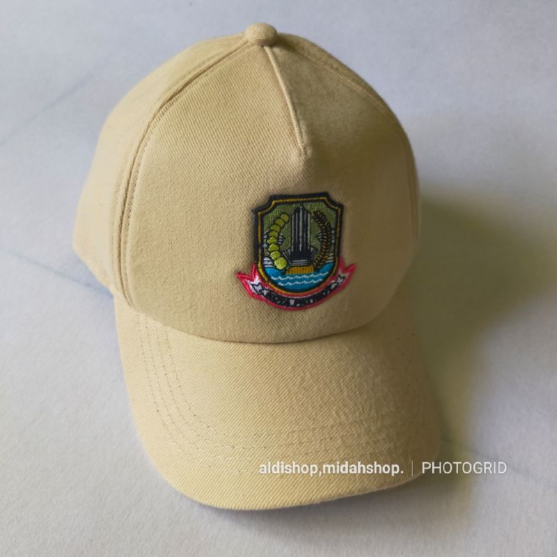 TOPI KOTA BEKASI KREM