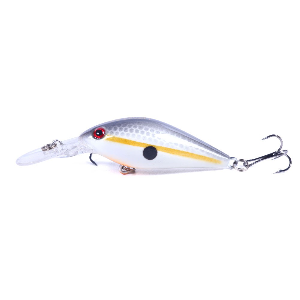 Hengjia 6pcs 8cm/8.5g Floating crankbait umpan pancing swimbait Retail Box fishing bait bass ikan kail outdoor Alat Pancing tackle