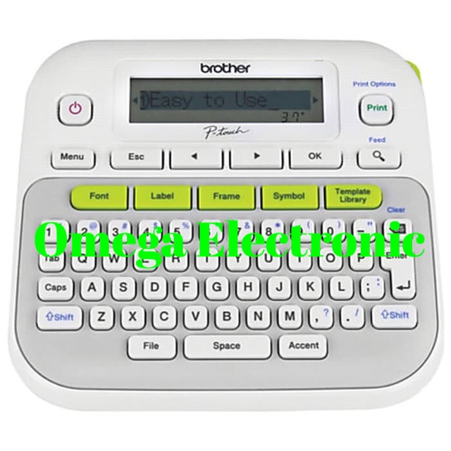 RESMI Brother Label Printer PT-D210 - Label Maker PT D210 Brother