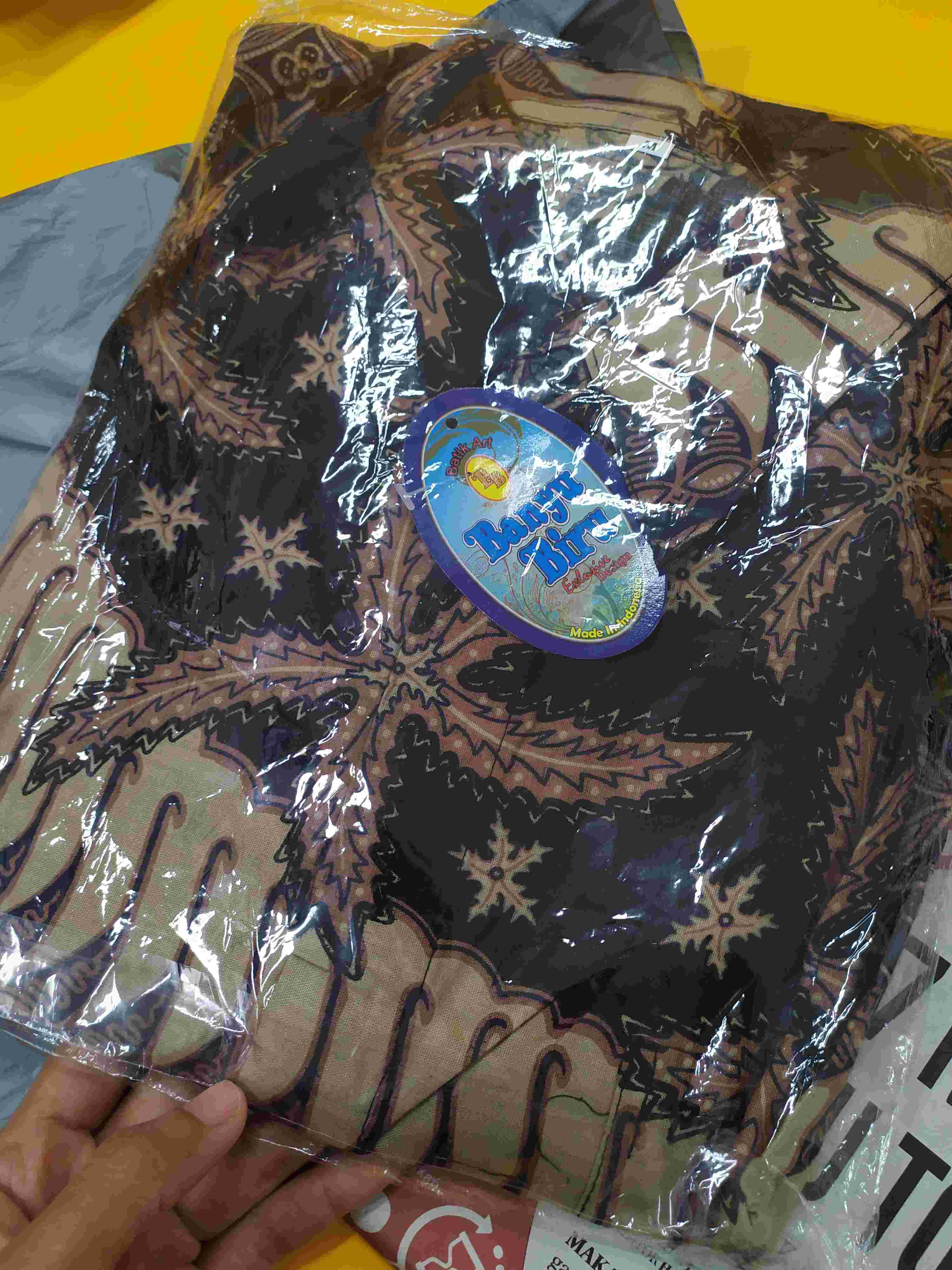 Batik Couple Tunic Serut Palem Lawasan Katun Modern Sarimbit Pria Wanita Premium Jumbo