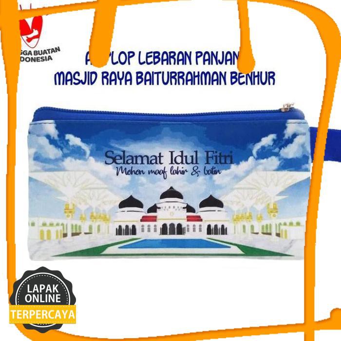 

Promo Dompet Amplop Thr Lebaran Idul Fitri Panjang Masjid Baiturrahman Biru Barang Original