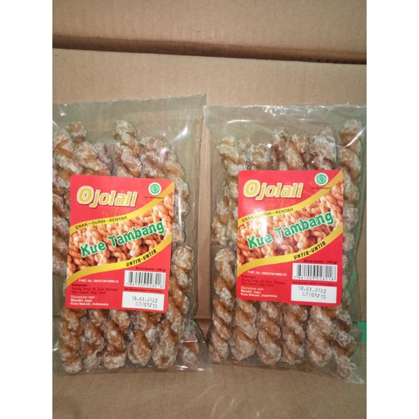 Kue tambang / untir-untir Snack ojolali