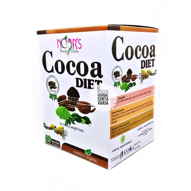 Cocoa Diet Nutrition Organic Coklat Pelangsing