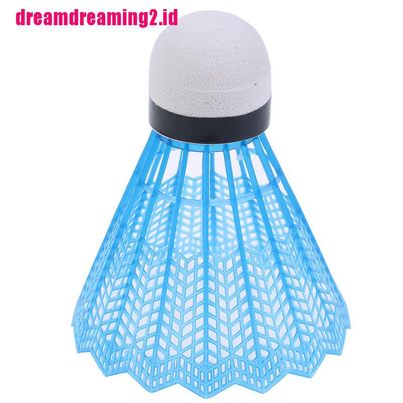 （✔✔❤12pcs Shuttlecock / Kok Badminton Bahan Plastik Warna Warni Untuk Latihan