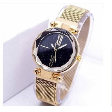 PA JAM TANGAN WANITA ANALOG RANTAI MAGNET MURAH QUARTZ KOREA FASHION IMPORT PASIR ZM013