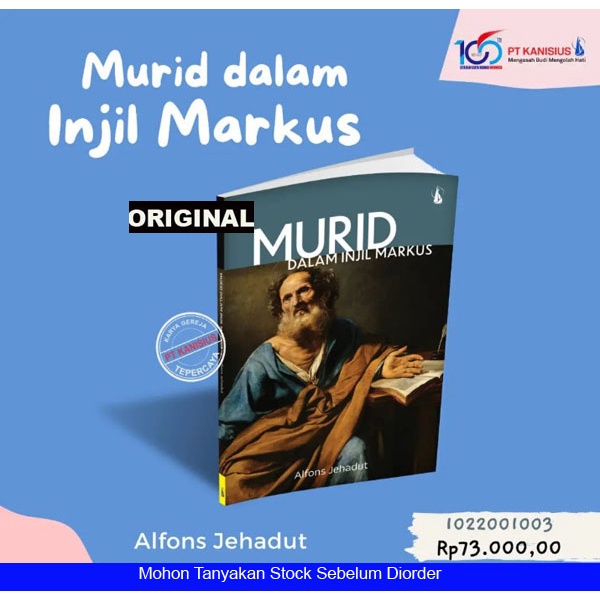 MURID DALAM INJIL MARKUS - Pustaka Rohani Katolik Original