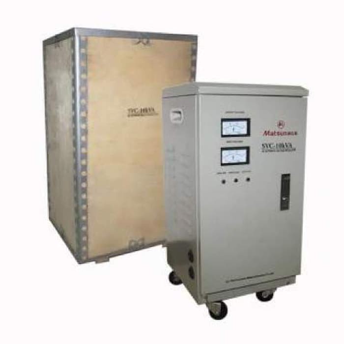 Matsunaga Stavol Stabilizer 10000 Watt 10KVA Penstabil Arus Listrik free paking kayu aman