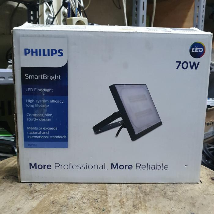 LAMPU SOROT LED FLOODLIGHT PHILIP BVP 173 70W 70WATT 70 W PUTIH