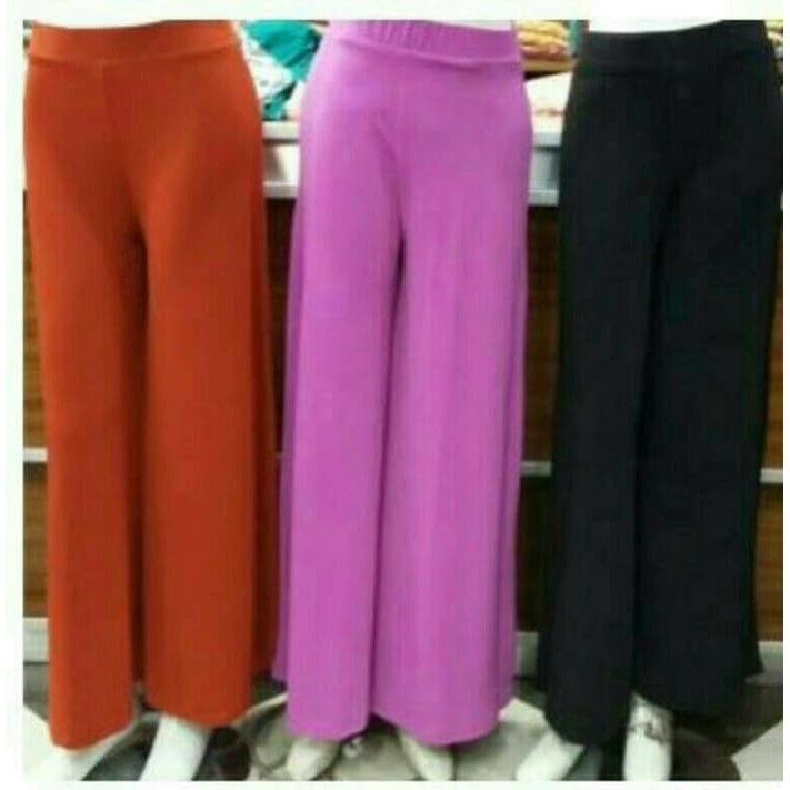 Produk Unggulan Celana Wanita Celana Kulot 1/2 Kodi Jersey Or Spandek Korea Hemat