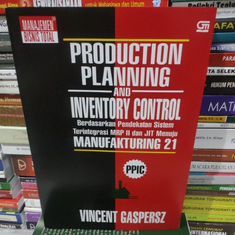 

production planning and ⁸nventory control by Vincen Gaspersz