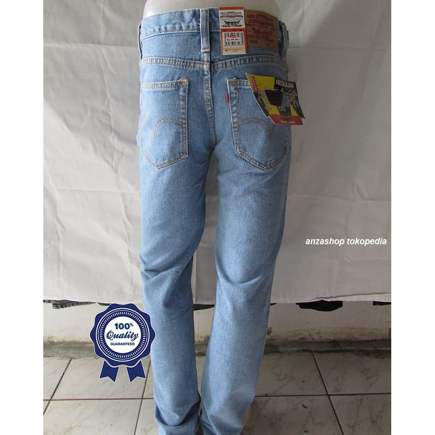 CELANA PRIA PANJANG ORIGINAL Celana Jeans Denim Bandung ANZ Standar/Regular BioBlitz 27-32 CO JEANS