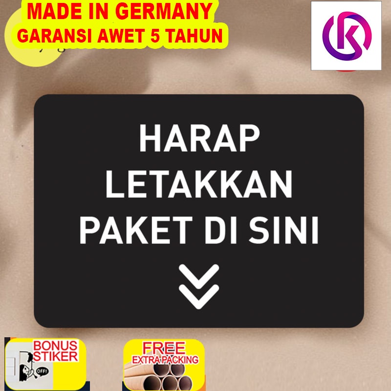 

Murah Sign Akrilik Harap Letakkan Paket Disini Sign Board Acrylic UV Print