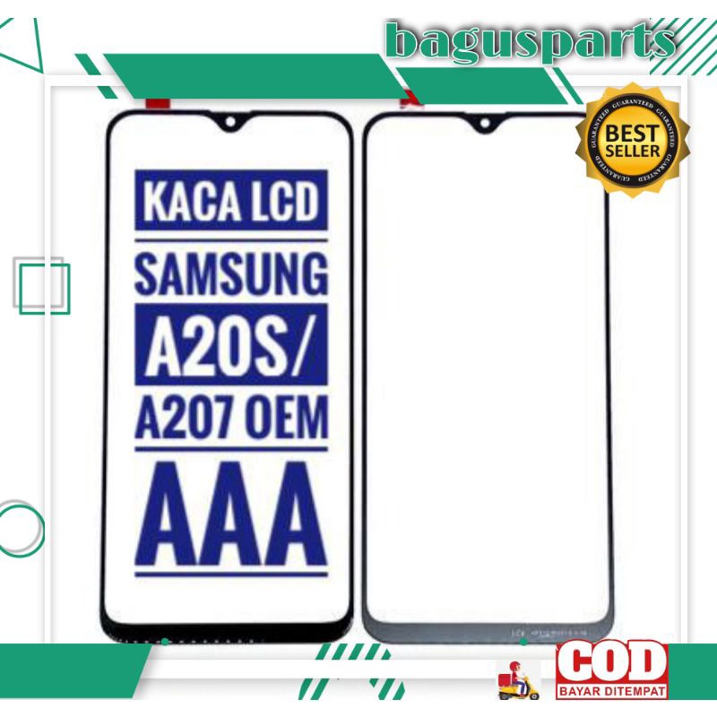 KACA LCD PLUS OCA SAMSUNG A20S A207