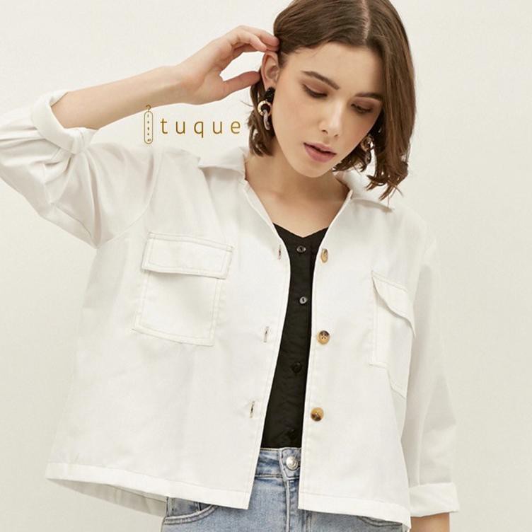 Grosir 08DWU VENTI OUTER in White 76 Baru