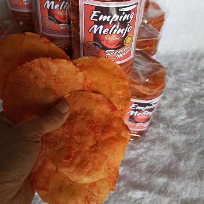 

EMPING MELINJO PEDAS MANIS JUMBO LEBAR MENTAH 500GR ASLI LIMPUNG grosir