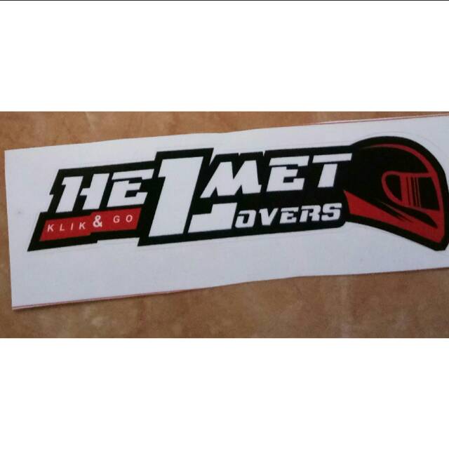 

stiker helmet lovers