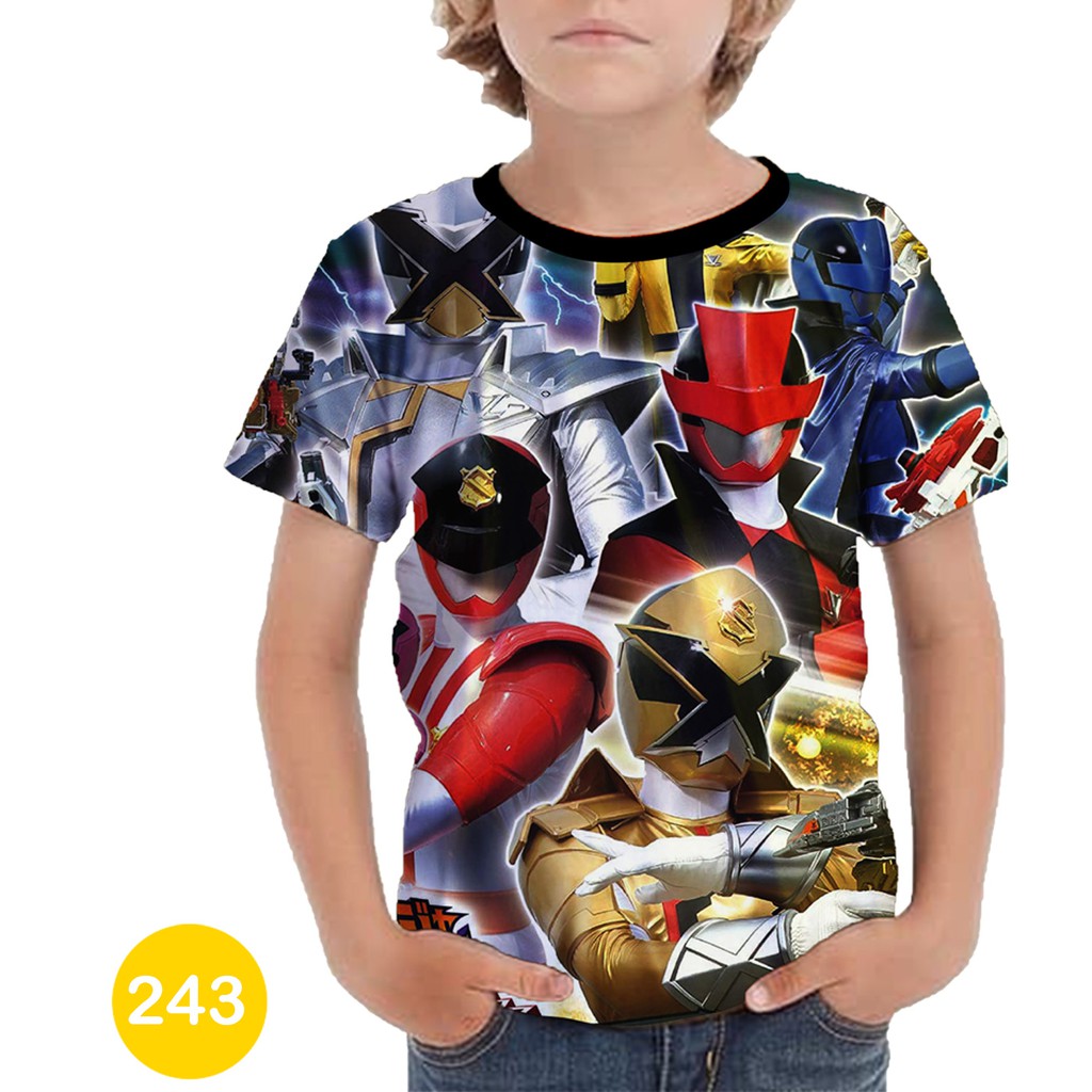 Baju Lupin Rangers Baju Anak Printing #244