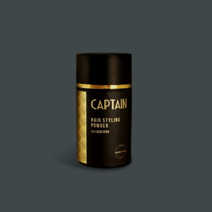 Styling | Captain Hair Styling Powder - Dust / Bubuk Bedak Styling Rambut Pria Kualitas Terbaik