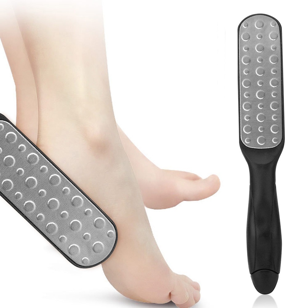 Alat Penghalus Tumit Kaki Pecah dan Kaki Kering Ampuh Sikat Kapalan Alat Pembersih Kerokan Kaki Penggosok Tumit Pecah dan Kering Pedicure Foot Care Scrubber 2 in 1