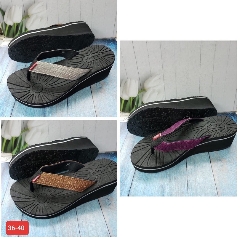 TERMURAH Sendal Jepit Kasogi Wedges / Sandal kasogi /Sendal kasogi /Sendal spons /Sendal jepit spons