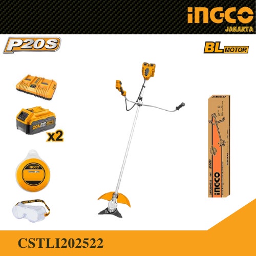 Mesin Potong Rumput Pisau 20V Brushless Bush Cutter INGCO CSTLI202522