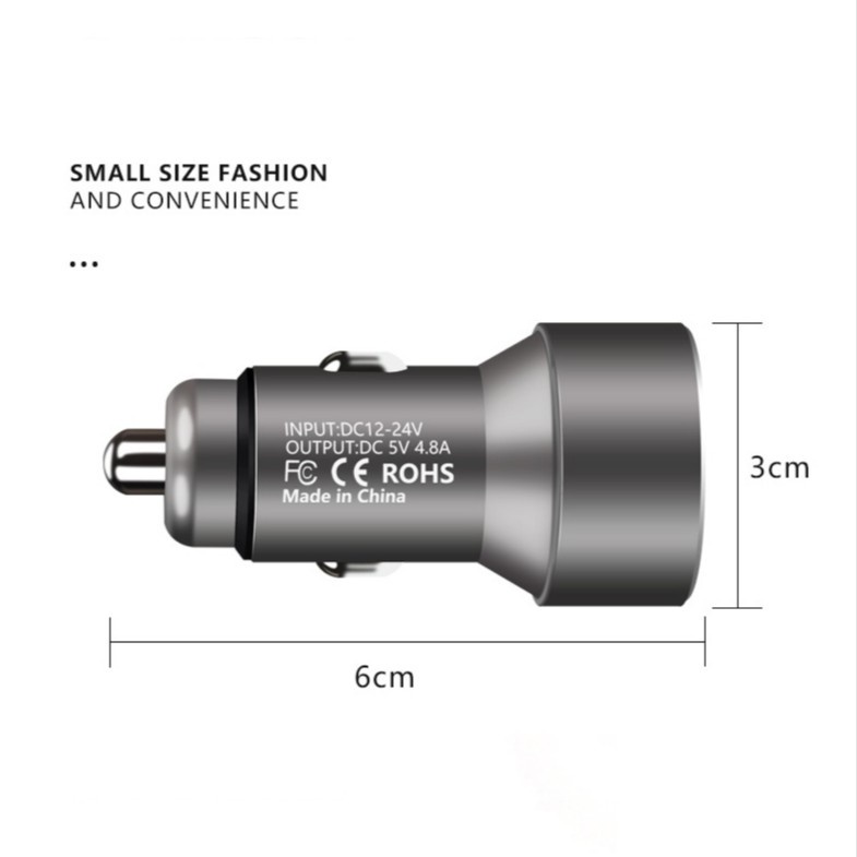 Charger Mobil MINI USB 4.8A / QC4.0 Fast Charging Untuk Volkswagen Polo / Jetta / Vento / Beetle / Golf Mk6 / Cc7 / Passat