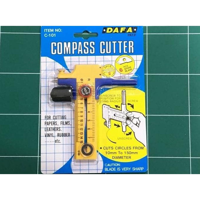 

Buruan Compass Cutter / Circle Cutter / Pisau Pemotong Lingkaran Dafa C 101 Diskon