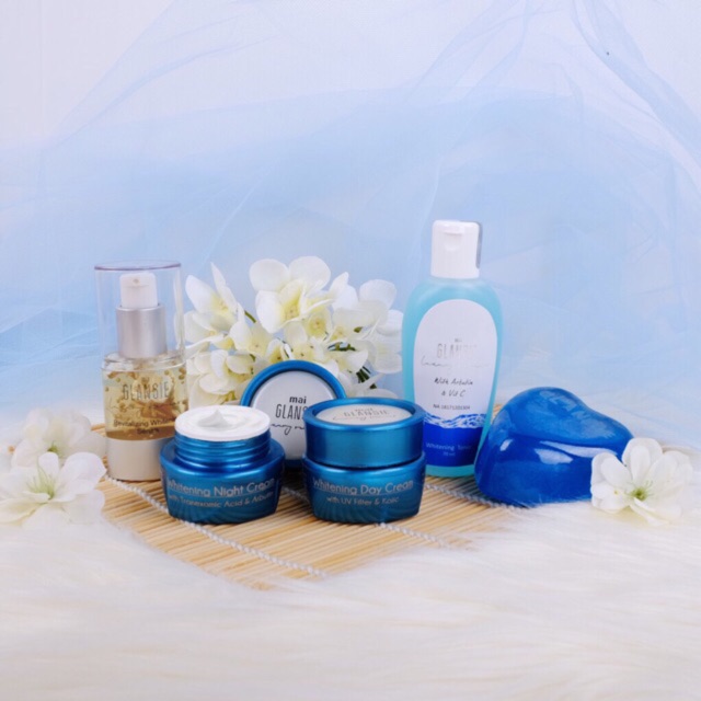 MIA GLANSIE ORIGINAL BPOM ( Paket Whitening Terbaru + Revitalizing Whitening Serum )