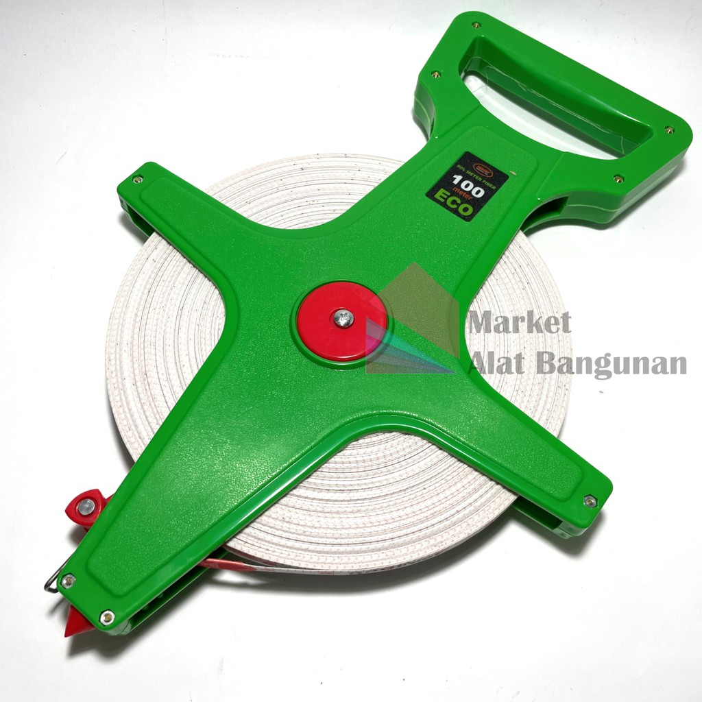 Meteran Tancap 100 Meter HIOSHI / Meteran Tanah 100Meter / Meteran Gulung 100 m