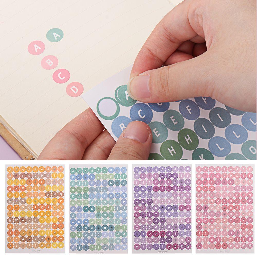 Populer Sealing Stickers DIY Alphanumeric Amplop Dekorasi Alat Tulis Sticker